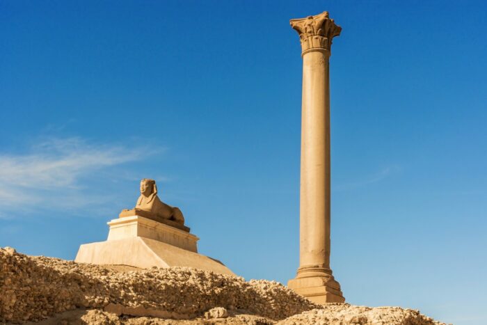 Os mistérios de Alexandria, Egito 2 Pompey's Pillar