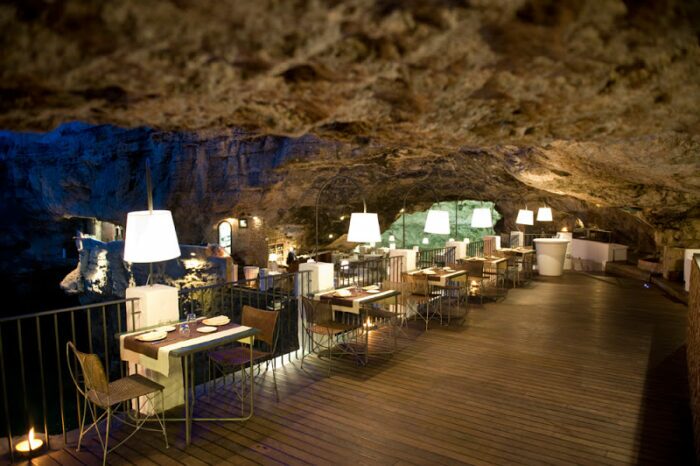 Os restaurantes mais surpreendentes do mundo 2 Grotta Palazzese, Itália