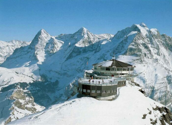 Os restaurantes mais surpreendentes do mundo 3 Piz Gloria, Mürren, Suíça