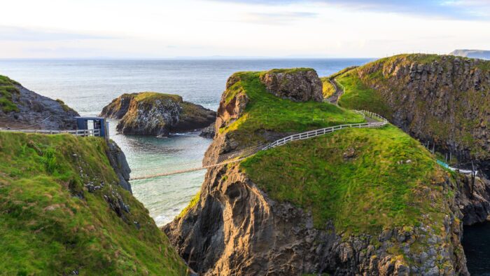 Calçada dos gigantes – Irlanda do Norte 1 Carrick-A-Rede corda na Irlanda do Norte