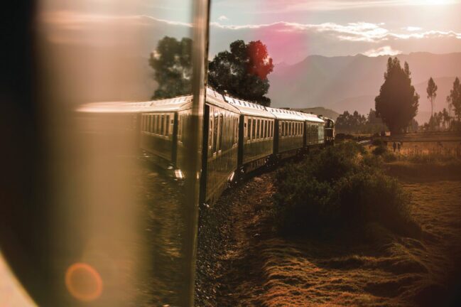 de trem pelo peru